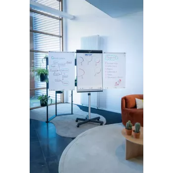 Legamaster SKETCH PRO mobiles Flipchart mit Sternfuß Stahl 5 Rollen
