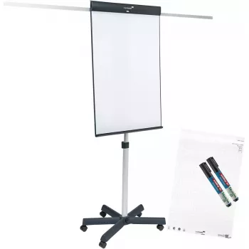 Legamaster SKETCH PRO mobiles Flipchart mit Sternfuß Stahl 5 Rollen