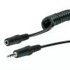 Audiokabel Schwaiger KHA4035 3m 3,5mm Buchse auf Buchse Schwarz