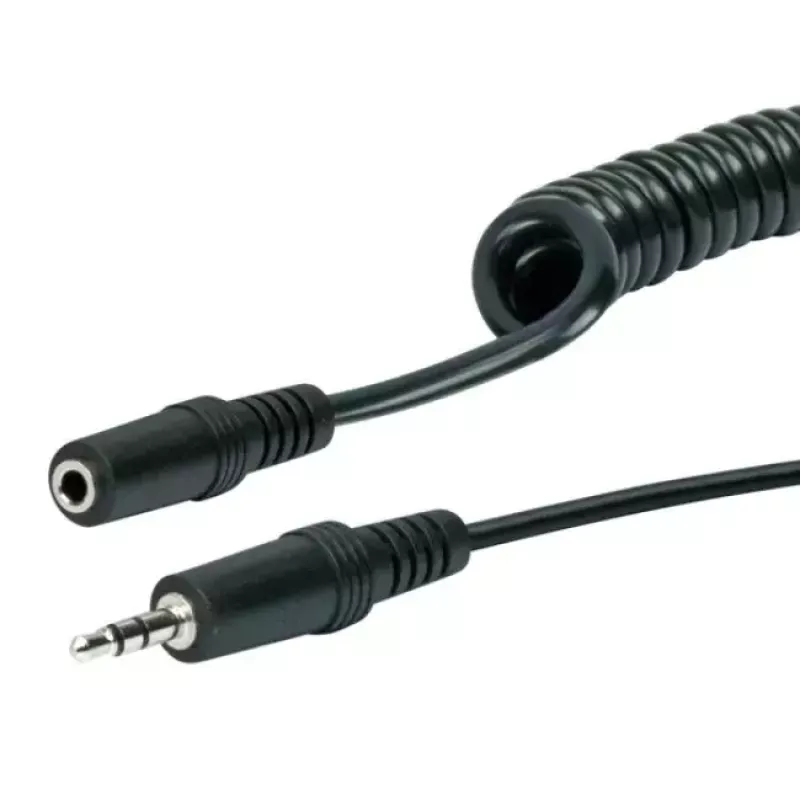 Audiokabel Schwaiger KHA4035 3m 3,5mm Buchse auf Buchse Schwarz
