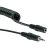 Audiokabel Schwaiger KHA4035 3m 3,5mm Buchse auf Buchse Schwarz