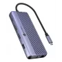 ICY BOX IB-DK4062-CPD Kabelgebunden USB 3.2 Gen 1 (3.1 Gen 1) Typ-C Anthrazit