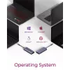 ICY BOX IB-DK4062-CPD Kabelgebunden USB 3.2 Gen 1 (3.1 Gen 1) Typ-C Anthrazit