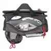 Handtasche/Umhängetasche für Trolley TROIKA BBG67/GY — Polyester, Schwarz/Grau, 200×50×175 mm, Reißverschluss