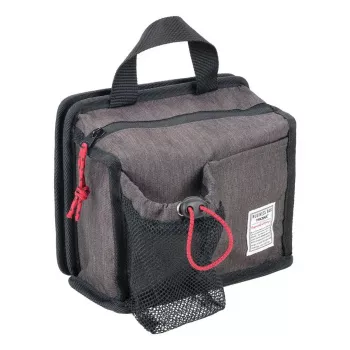 Handtasche/Umhängetasche für Trolley TROIKA BBG67/GY — Polyester, Schwarz/Grau, 200×50×175 mm, Reißverschluss