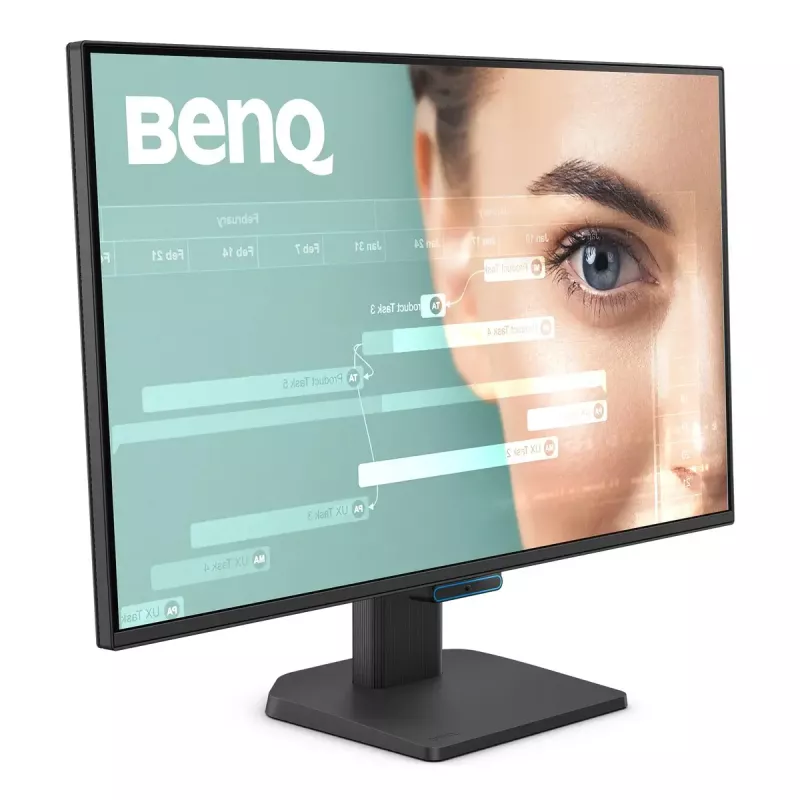 Monitor BenQ 27 Zoll 1080p FHD Eye-Care — 27 Zoll (68,6 cm), 1920×1080, 5 ms, IPS/LCD, matt, 16:9, 178°/178°, integrierte Lautsprecher, VESA, Schwarz
