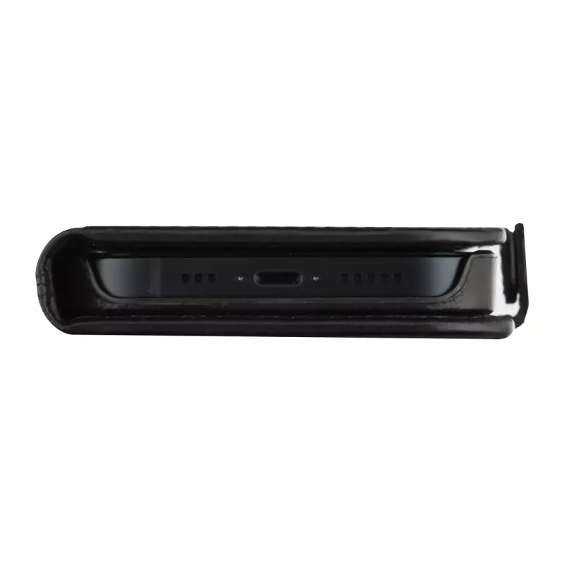 dbramante1928 Lynge - iPhone 17e/16e/15/14/13 - Schwarze Wallet-Hülle