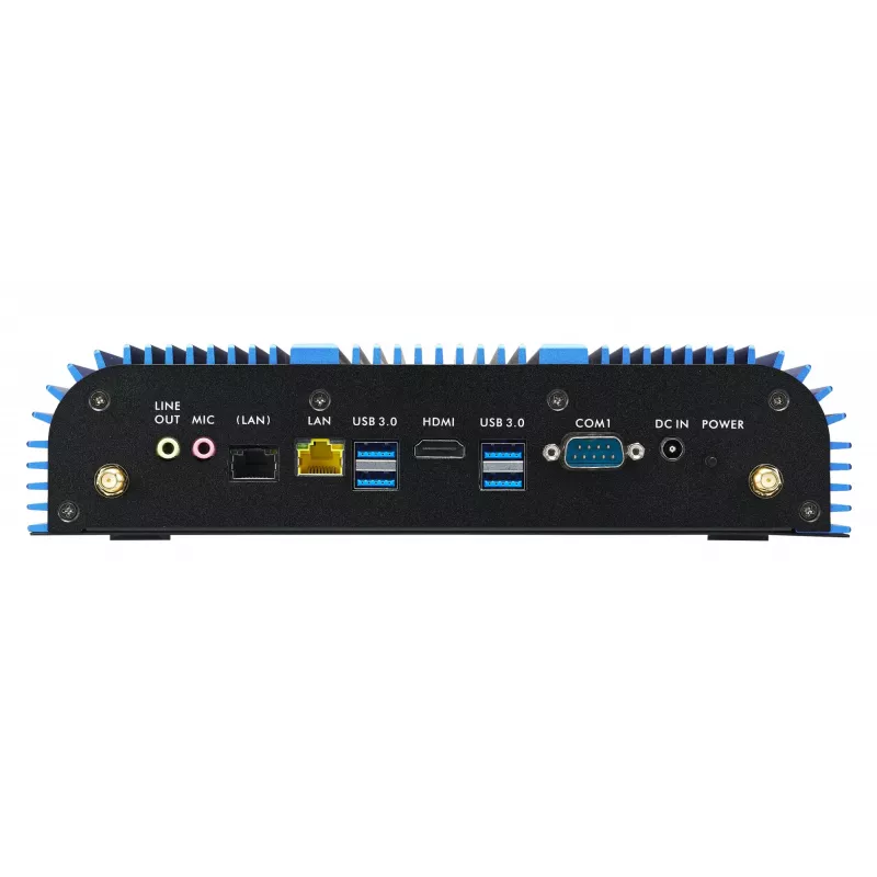 Shuttle BPCAL02-i5 industrieller Box-PC, Core i5-1235U, 2x SO-DIMM, 2x LAN, 1x COM, 1x HDMI, 4x USB, lüfterlos, 24/7 Dauerbetrieb