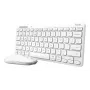 Tastatur-Maus-Set TRUST Lyra Mini Wireless QWERTZ (RF + Bluetooth) Weiß, deutsches Layout