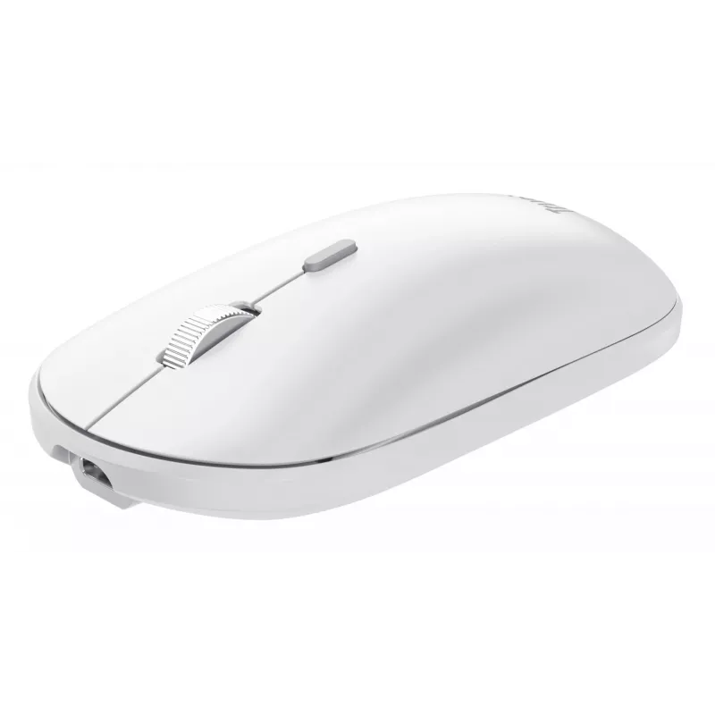 Tastatur-Maus-Set TRUST Lyra Mini Wireless QWERTZ (RF + Bluetooth) Weiß, deutsches Layout