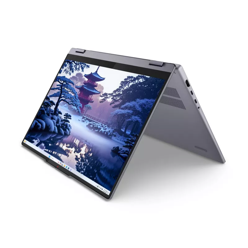 Lenovo IdeaPad 5 2-in-1 16IAL10 Intel Core Ultra 5 225U Hybrid (2-in-1) 40,6 cm (16 Zoll) Touchscreen WUXGA 16 GB LPDDR5x-SDRAM 1 TB SSD Wi-Fi 7 (802.11be) Windows 11 Home Deutsch Grau