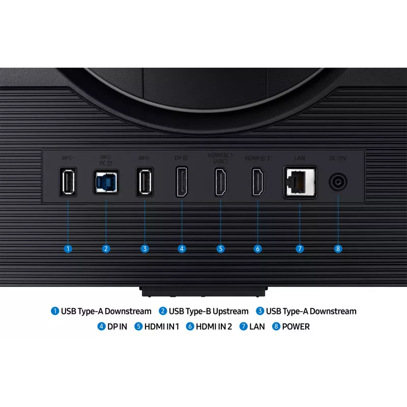 Samsung G70F Computermonitor 68,6 cm (27 Zoll) 3840 x 2160 Pixel 4K Ultra HD LCD Schwarz