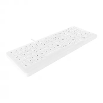 Contour Design Active Key Contour ClassicClean Medical Tastatur IP68 Kompakt Kabelgebunden Weiß DE C7000