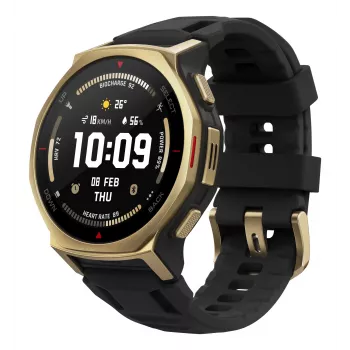 Amazfit T-rex 3 Pro 3,35 cm (1,32 Zoll) AMOLED 44 mm Digital 466 x 466 Pixel Touchscreen Gold Wi-Fi GPS (Satellit)