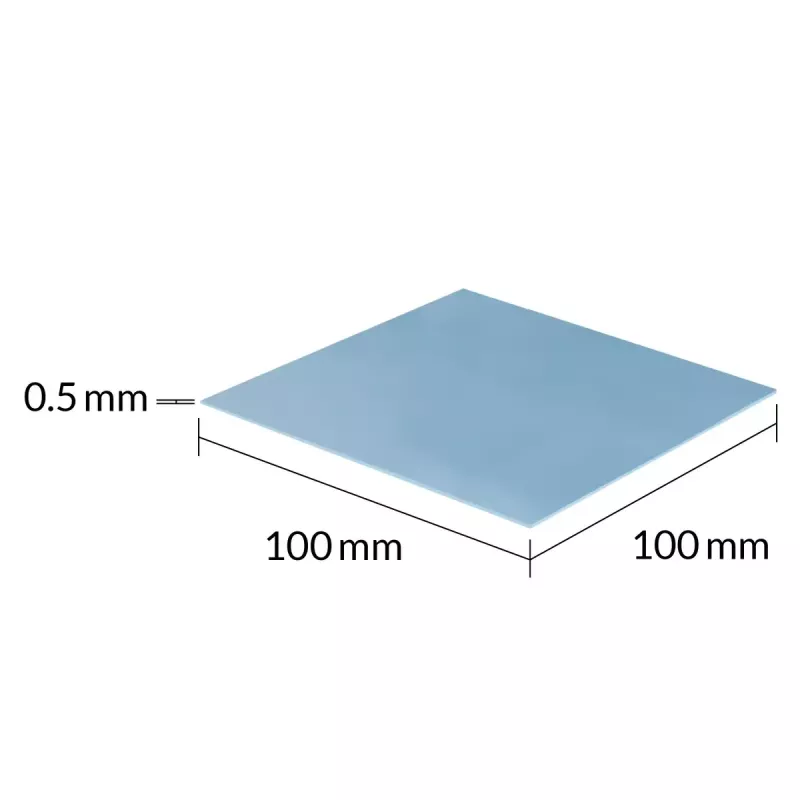 ARCTIC TP-3 Premium Performance Wärmeleitpad 100 x 100 mm, 0,5 mm