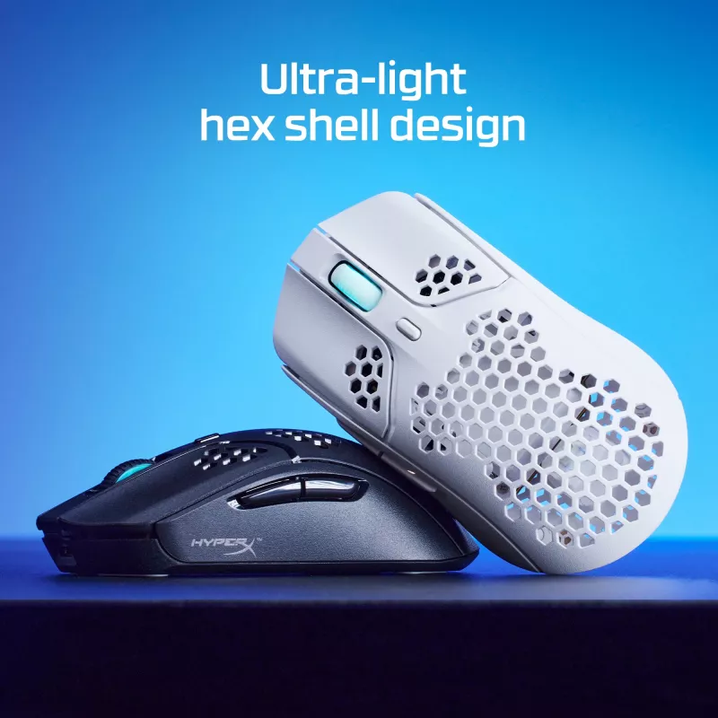HyperX Pulsefire Haste – Kabellose Gaming-Maus (Weiß)