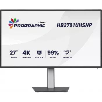 iiyama PROGRAPHIC HB2701UHSNP-B1 Computermonitor 68,6 cm (27 Zoll) 3840 x 2160 Pixel 4K Ultra HD LCD Schwarz
