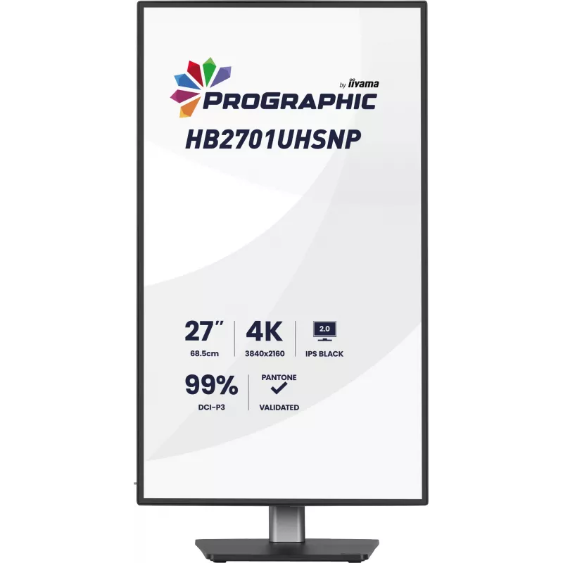 iiyama PROGRAPHIC HB2701UHSNP-B1 Computermonitor 68,6 cm (27 Zoll) 3840 x 2160 Pixel 4K Ultra HD LCD Schwarz