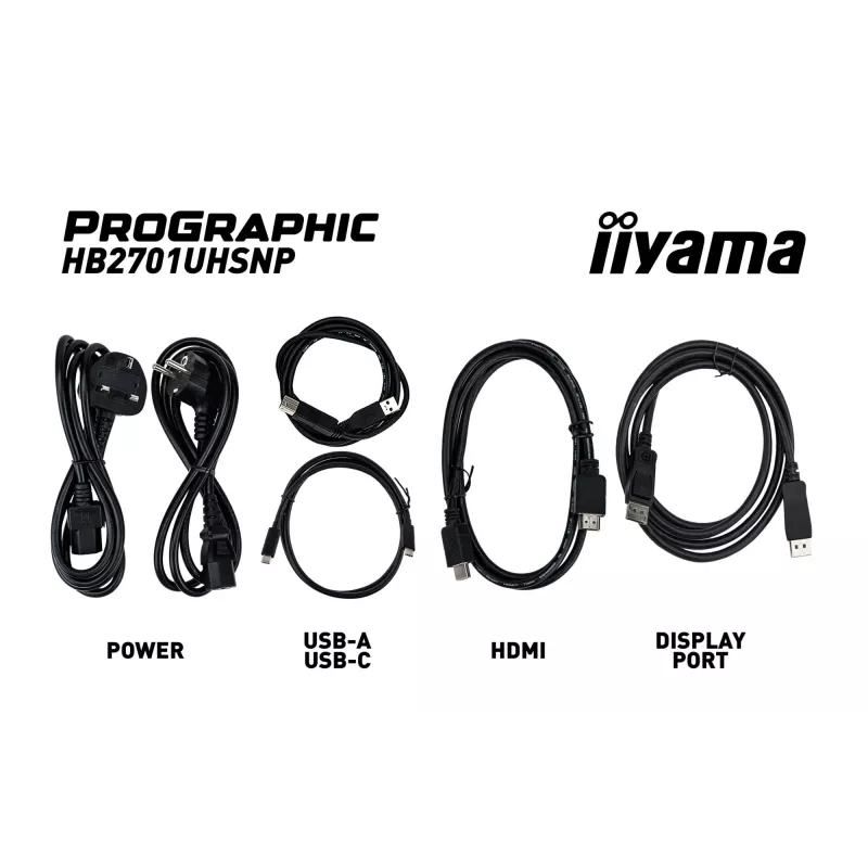 iiyama PROGRAPHIC HB2701UHSNP-B1 Computermonitor 68,6 cm (27 Zoll) 3840 x 2160 Pixel 4K Ultra HD LCD Schwarz