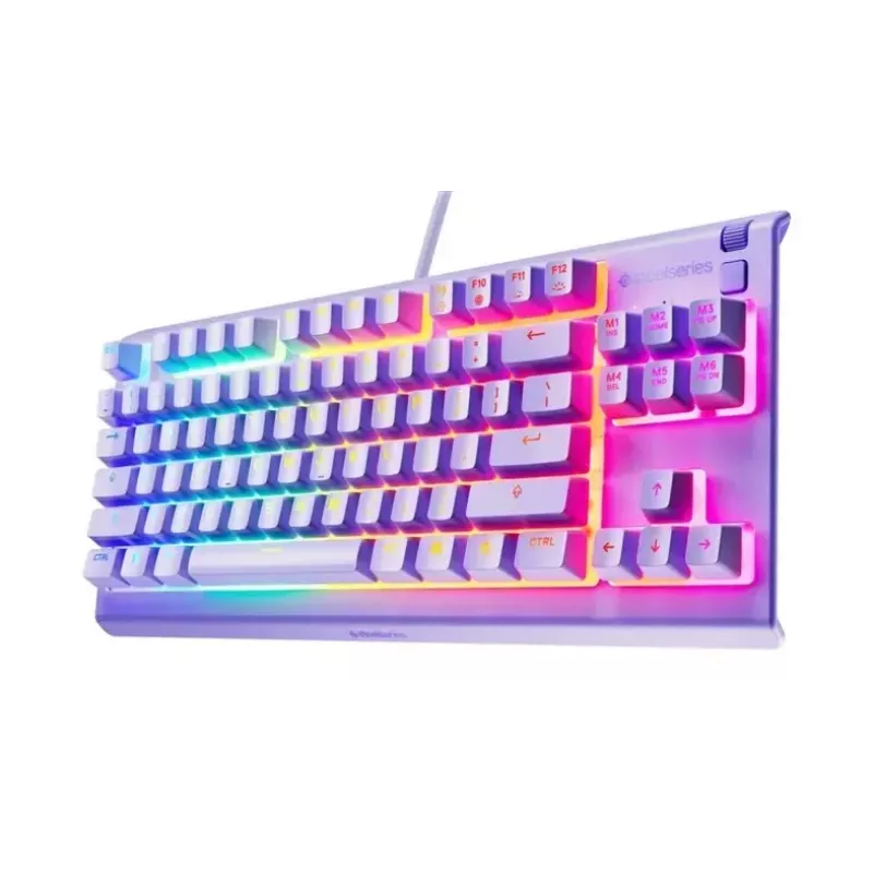 Mechanische TKL-Gaming-Tastatur STEELSERIES Apex 3 TKL US RGB mit Hintergrundbeleuchtung, tenkeyless, US-Layout