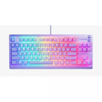 Mechanische TKL-Gaming-Tastatur STEELSERIES Apex 3 TKL US RGB mit Hintergrundbeleuchtung, tenkeyless, US-Layout