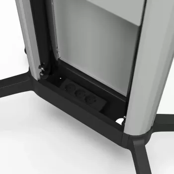 Verlängerungskabel SMS Smart Media Solutions 16-110-1 3m 3 AC-Steckdosen Innenbereich Schwarz