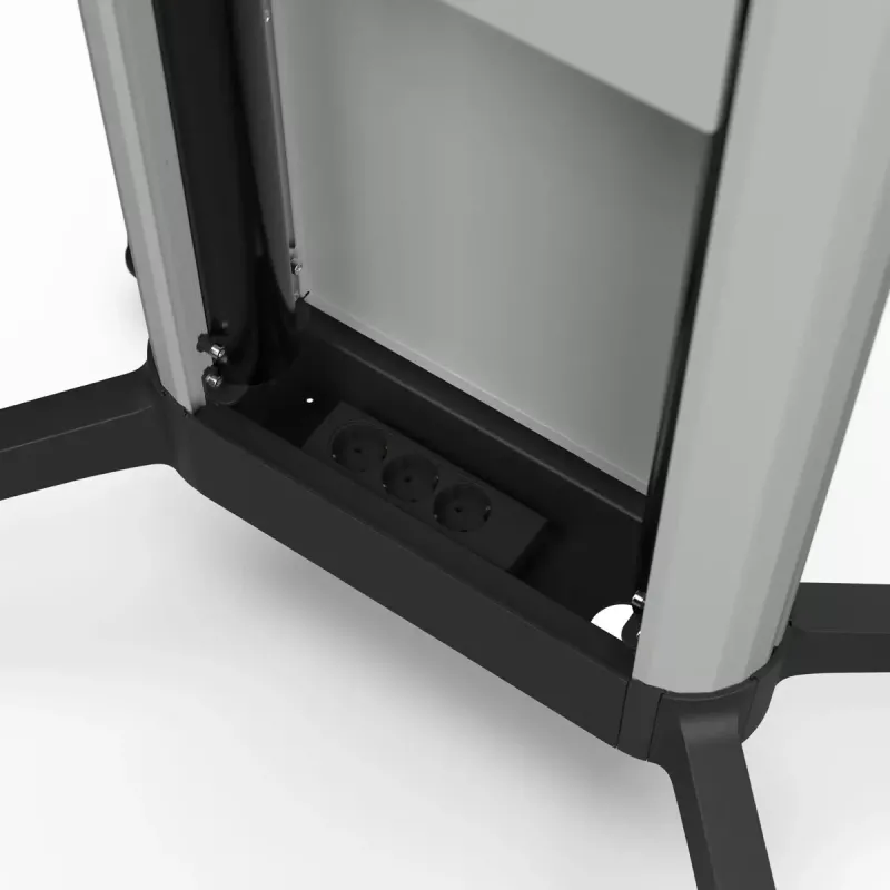 Verlängerungskabel SMS Smart Media Solutions 16-110-1 3m 3 AC-Steckdosen Innenbereich Schwarz