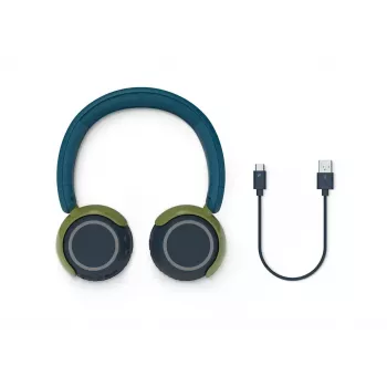 Philips 4000 series TAK4200CT/00 Kopfhörer/Headset Kabellos Head-band Anrufe/Musik Bluetooth Blau, Grün