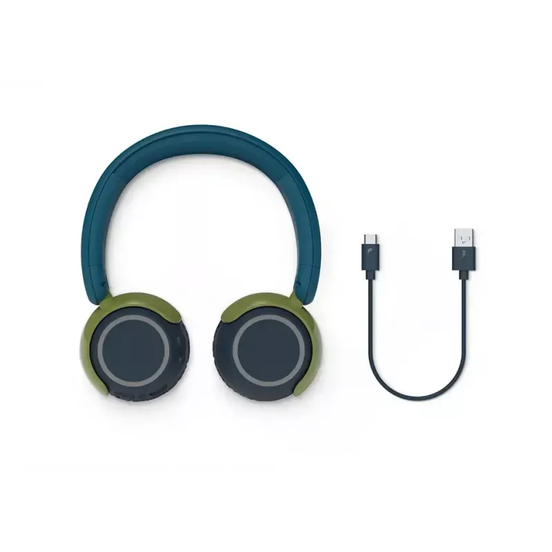 Philips 4000 series TAK4200CT/00 Kopfhörer/Headset Kabellos Head-band Anrufe/Musik Bluetooth Blau, Grün