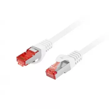 LANBERG Cat6 S/FTP (S-STP) Netzwerkkabel, RJ‑45–RJ‑45, 2 m, weiß
