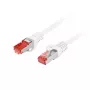 LANBERG Cat6 S/FTP (S-STP) Netzwerkkabel, RJ‑45–RJ‑45, 2 m, weiß