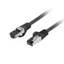 LANBERG Netzwerkkabel Cat8.1 S/FTP (S-STP) RJ-45–RJ-45 Schwarz 0,25 m