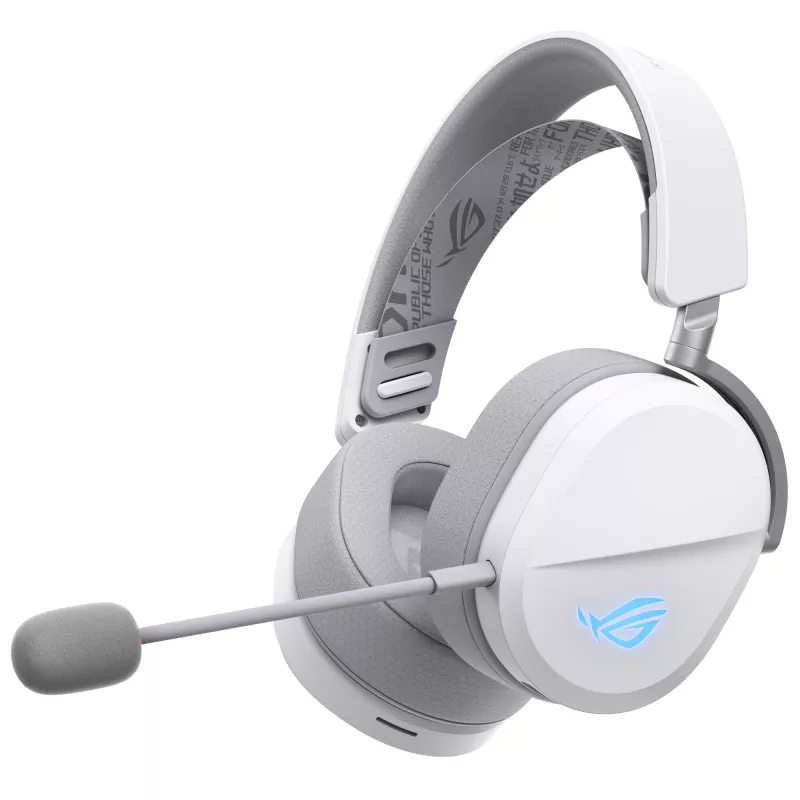 ASUS ROG Pelta Headset kabelgebunden & kabellos Kopfbügel Gaming USB Type-C Bluetooth Weiß