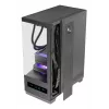 PC-Gehäuse TACENS MARS MC-PULSAR LCD ATX Midi Tower, gehärtetes Glas, Front-LCD, USB-C, unterstützt GPU 33,2 cm