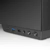 PC-Gehäuse TACENS MARS MC-PULSAR LCD ATX Midi Tower, gehärtetes Glas, Front-LCD, USB-C, unterstützt GPU 33,2 cm