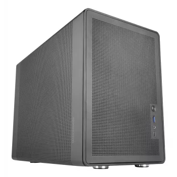 PC Mini Tower Gehäuse TACENS Mars Gaming MC-XPRO — Mini-ITX/Micro-ATX, SFX-Netzteilunterstützung, Mesh, Schwarz, 120-mm-Lüfter