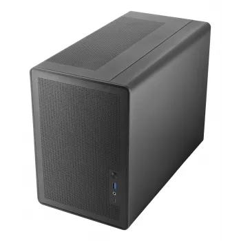 PC Mini Tower Gehäuse TACENS Mars Gaming MC-XPRO — Mini-ITX/Micro-ATX, SFX-Netzteilunterstützung, Mesh, Schwarz, 120-mm-Lüfter
