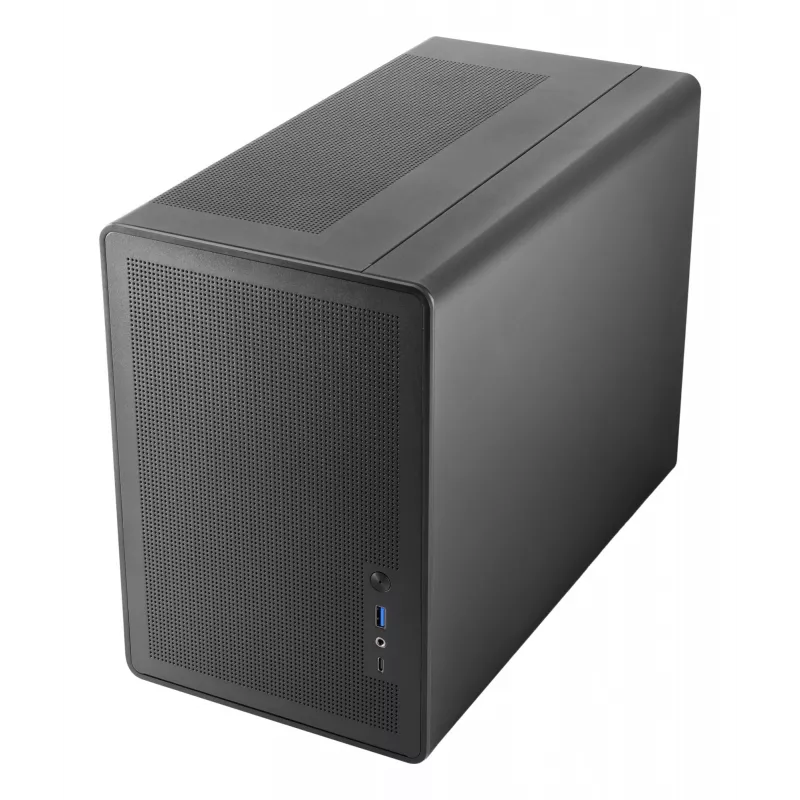 PC Mini Tower Gehäuse TACENS Mars Gaming MC-XPRO — Mini-ITX/Micro-ATX, SFX-Netzteilunterstützung, Mesh, Schwarz, 120-mm-Lüfter