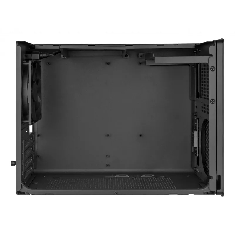 PC Mini Tower Gehäuse TACENS Mars Gaming MC-XPRO — Mini-ITX/Micro-ATX, SFX-Netzteilunterstützung, Mesh, Schwarz, 120-mm-Lüfter