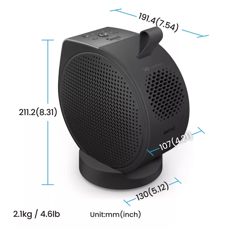 BenQ GV50p Standard-Throw DLP Laserprojektor 1080p 500 ANSI lm, 16:9, 2,1 kg, 20.000 h