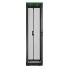 APC Easy Rack, 48U, Schwarz, mit Dach, Rollen, Füßen, 4 Halterungen und Seitenverkleidungen, ohne Boden, 2258H x 600B x 1000T mm