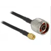 Koaxialkabel DeLOCK 89465 RG-58 5 m N-Stecker SMA-Stecker Schwarz