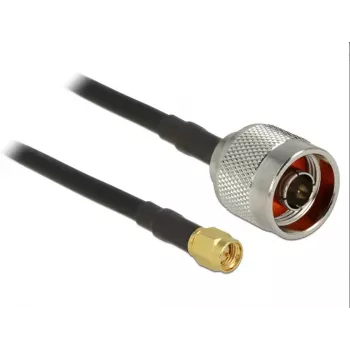 Koaxialkabel DeLOCK 89465 RG-58 5 m N-Stecker SMA-Stecker Schwarz