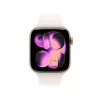 Smartwatch Apple Watch Series 11 GPS + Cellular 42 mm Roségold Aluminiumgehäuse mit hellblassem Sportarmband M/L, OLED 374×446, 64 GB, 50 m