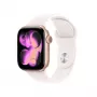 Smartwatch Apple Watch Series 11 GPS + Cellular 42 mm Roségold Aluminiumgehäuse mit hellblassem Sportarmband M/L, OLED 374×446, 64 GB, 50 m