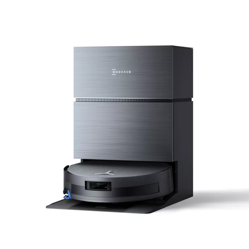 Staubsaugerroboter Ecovacs Deebot X11 Pro Omni — schwarz, Li‑Ion 6400 mAh, 206 min Laufzeit, 0,22 L Staubbehälter, Basisstation 2,5 L