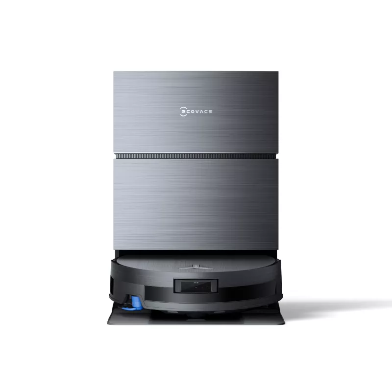 Staubsaugerroboter Ecovacs Deebot X11 Pro Omni — schwarz, Li‑Ion 6400 mAh, 206 min Laufzeit, 0,22 L Staubbehälter, Basisstation 2,5 L