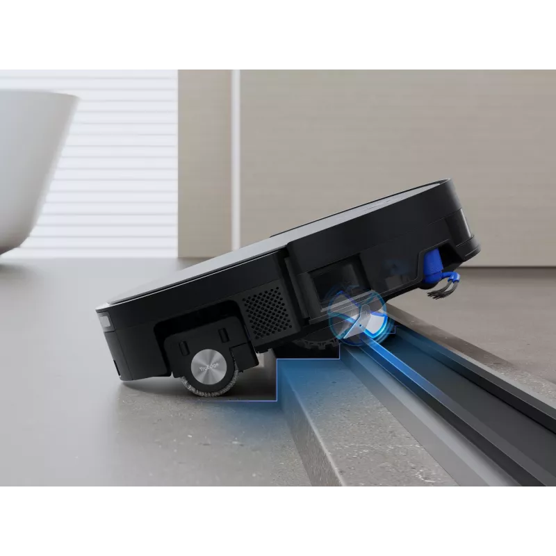 Staubsaugerroboter Ecovacs Deebot X11 Pro Omni — schwarz, Li‑Ion 6400 mAh, 206 min Laufzeit, 0,22 L Staubbehälter, Basisstation 2,5 L
