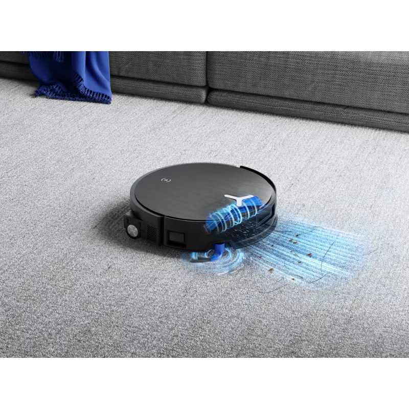Staubsaugerroboter Ecovacs Deebot X11 Pro Omni — schwarz, Li‑Ion 6400 mAh, 206 min Laufzeit, 0,22 L Staubbehälter, Basisstation 2,5 L