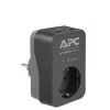 APC PME1WU2B-GR Überspannungsschutz Schwarz, Grau 1 AC-Ausgang 230 V